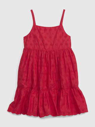 Toddler Eyelet Tiered Tank Dress | Gap (US)