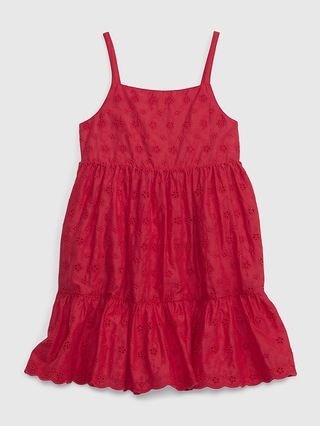 Toddler Eyelet Tiered Tank Dress | Gap (US)
