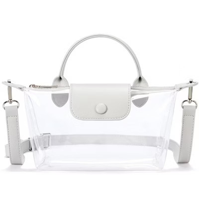 Generic Clear Bag for Stadium Approved Small Crossbody Purse Handbags for Concerts Sports Events Light Grey | Target
