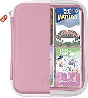 YOTO Card Case in Think Pink – Kids Accessory, Soft Portable Folder with Zipper & 64 Pockets fo... | Amazon (US)