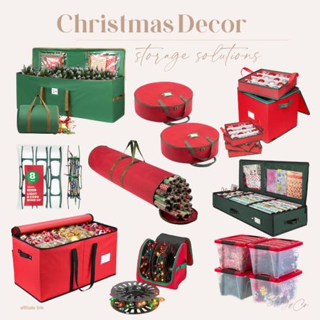 Get your Christmas decor storage solutions ordered so you’ll be ready to go when it’s time to take everything down! Storage pieces include wrapping paper bags, ornament boxes, tree bags, storage totes, wreath totes, and Christmas light holder. 

Christmas storage, holiday decor storage, home organizing, decor organizer

#LTKhome #LTKHoliday #LTKfindsunder50
