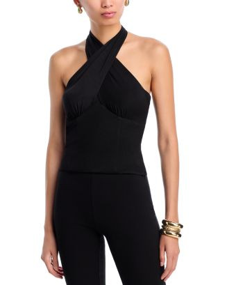 Mesh Halter Top - Exclusive | Bloomingdale's (US)