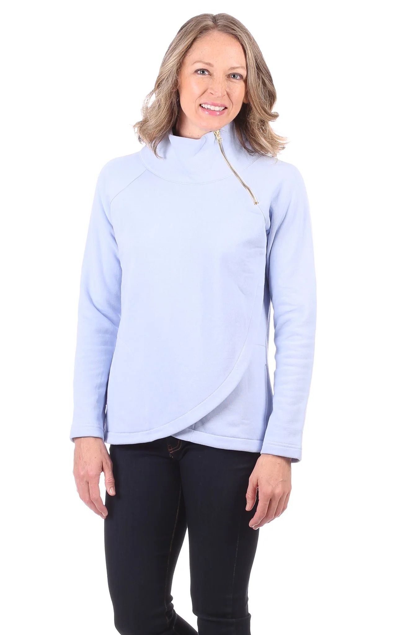 Lexington Sweatshirt in Ice Blue | Duffield Lane