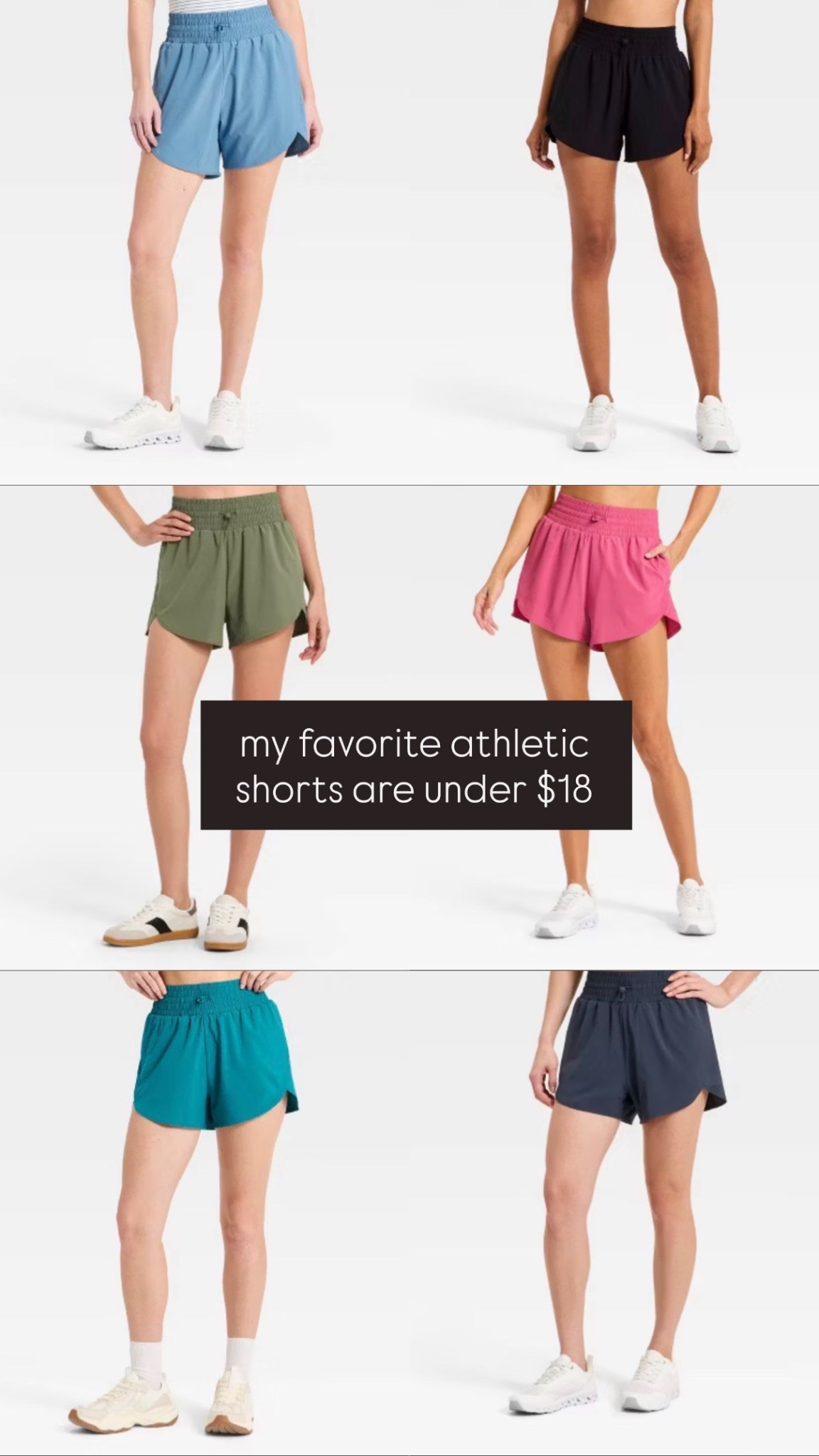 My favorite athletic shorts from target are on sale. I wear a size small 