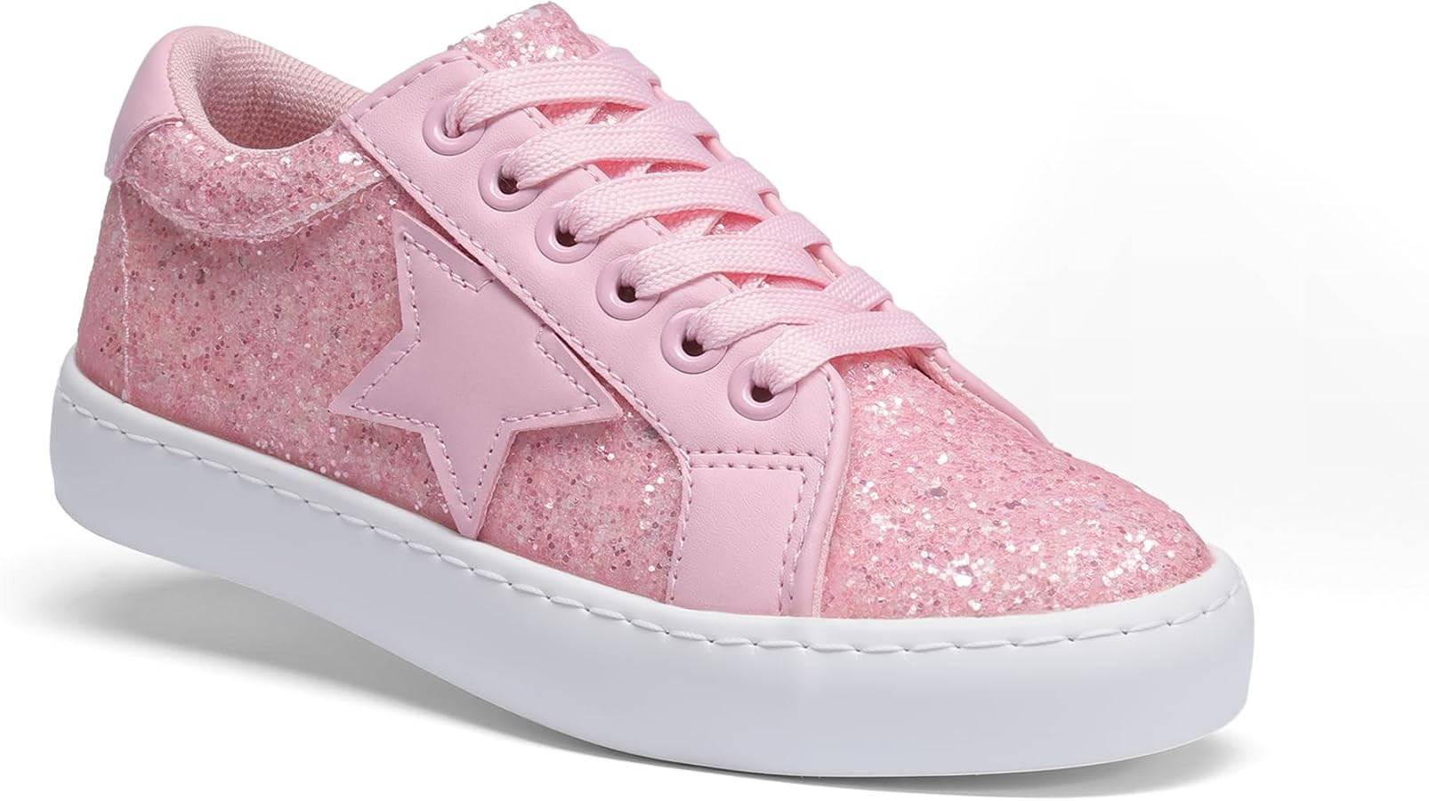FabKids Kids Sneakers Boys Girls White Shoes Low Top Lace Up Footwear for Toddler Little Kid Big ... | Amazon (US)