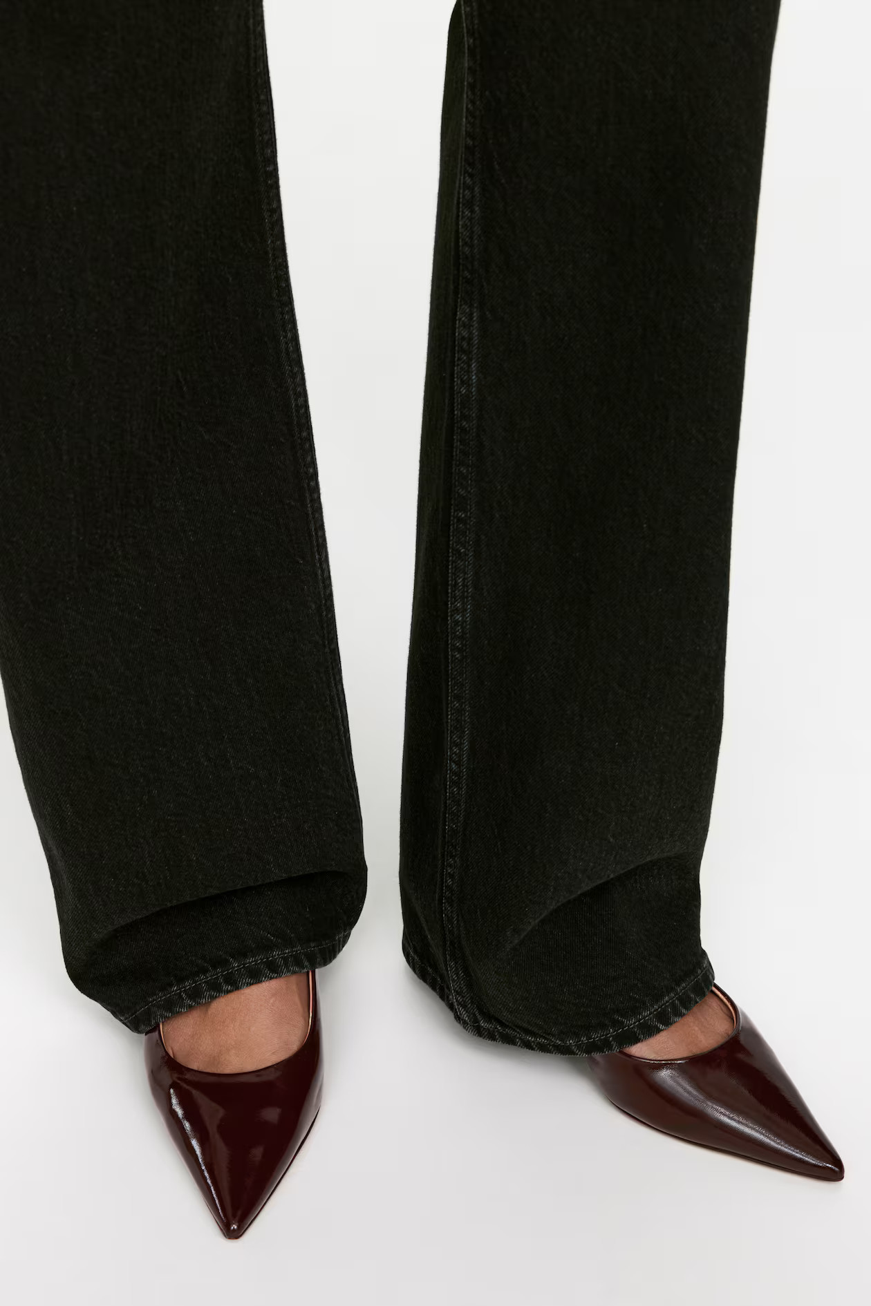 Slingback Leather Pumps | H&M (UK, MY, IN, SG, PH, TW, HK)