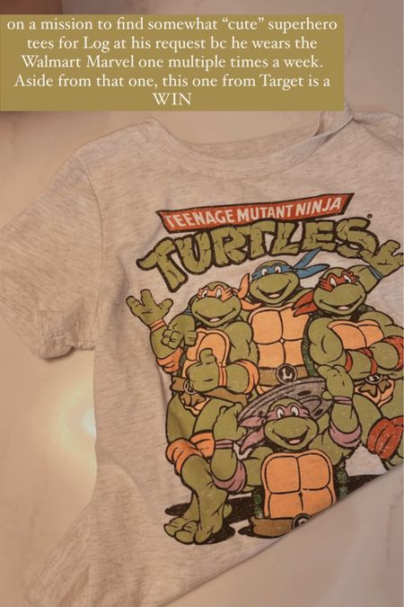 toddler teenage mutant ninja turtles ha turtle tee $8 



#LTKkids #LTKfindsunder50