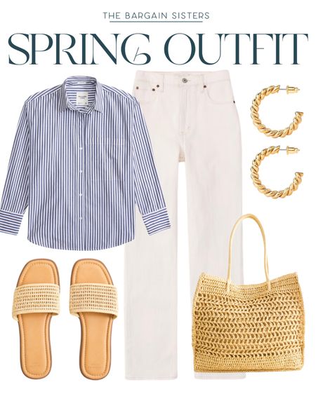 Spring Outfit

| Spring OOTD | Spring Fashion | Abercrombie Outfit | Amazon Earrings | Summer Sandals | Straw Tote Bag | Oversized Button Down Shirt | Vacation Outfit | Weekday Outfit 

#LTKU #LTKworkwear #LTKstyletip