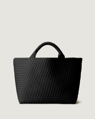 St. Barths Medium Tote | Onyx | Naghedi