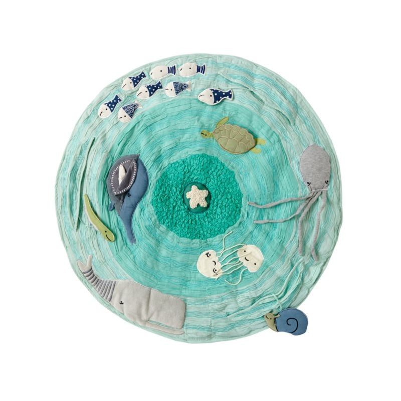 Sealife Baby Activity Mat | Nursery Decor | Crate & Barrel