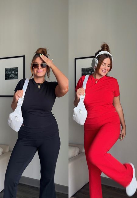Pumiey matching sets for hot girl walks or running errands or grabbing some coffee ☕️🍒🎧 under $50 and comes in 7 colors! Im wearing a size XL but could also do a size large :)

#LTKStyleTip #LTKMidsize
