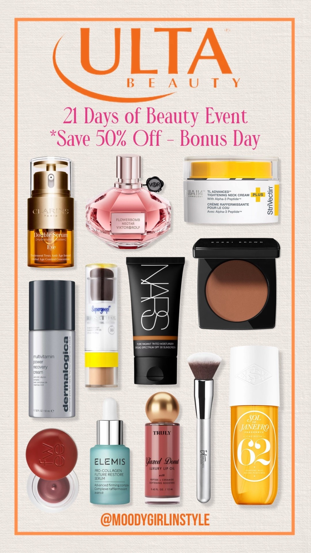 Ulta 21 Days of Beauty - Bonus Day

Ulta 21 days of beauty sale picks, ulta sale, beauty sale, skin care, make up, hair care, beauty must haves, spring routine, spring skincare, Spring makeup, spring break#LTKSpringSale  

#LTKTravel #LTKOver40 #LTKselfcare #LTKgrwm #LTKBeauty #LTKSaleAlert #LTKSeasonal #LTKselfcare #LTKdayinmylife #LTKmorningroutine