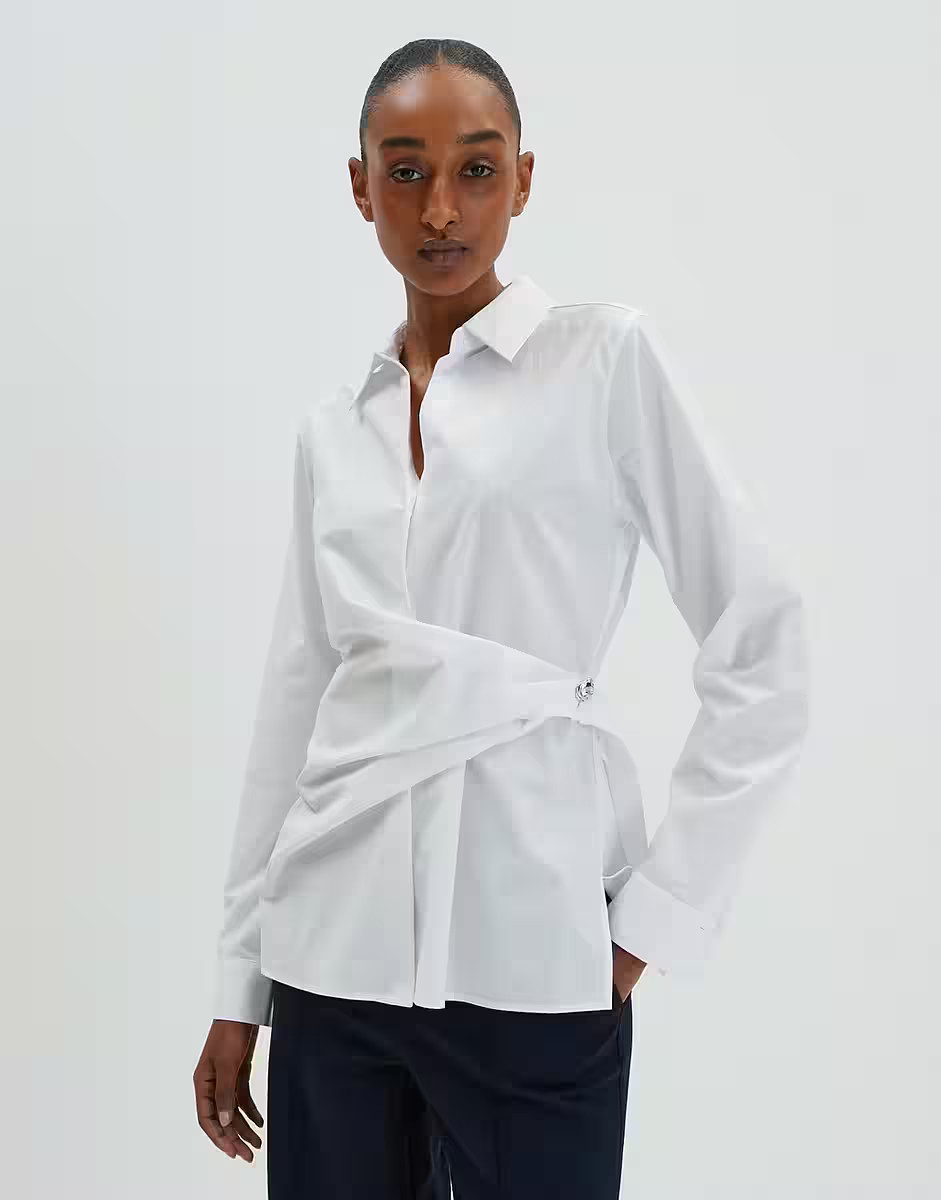 someday Wickelbluse Hemdbluse ZELLIMA Slim mit Wickel Effekt | OTTO (DE)