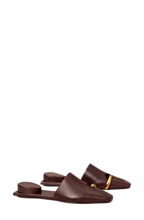 Tory Burch Pierced Mule in Plum /Gold at Nordstrom, Size 7.5 | Nordstrom