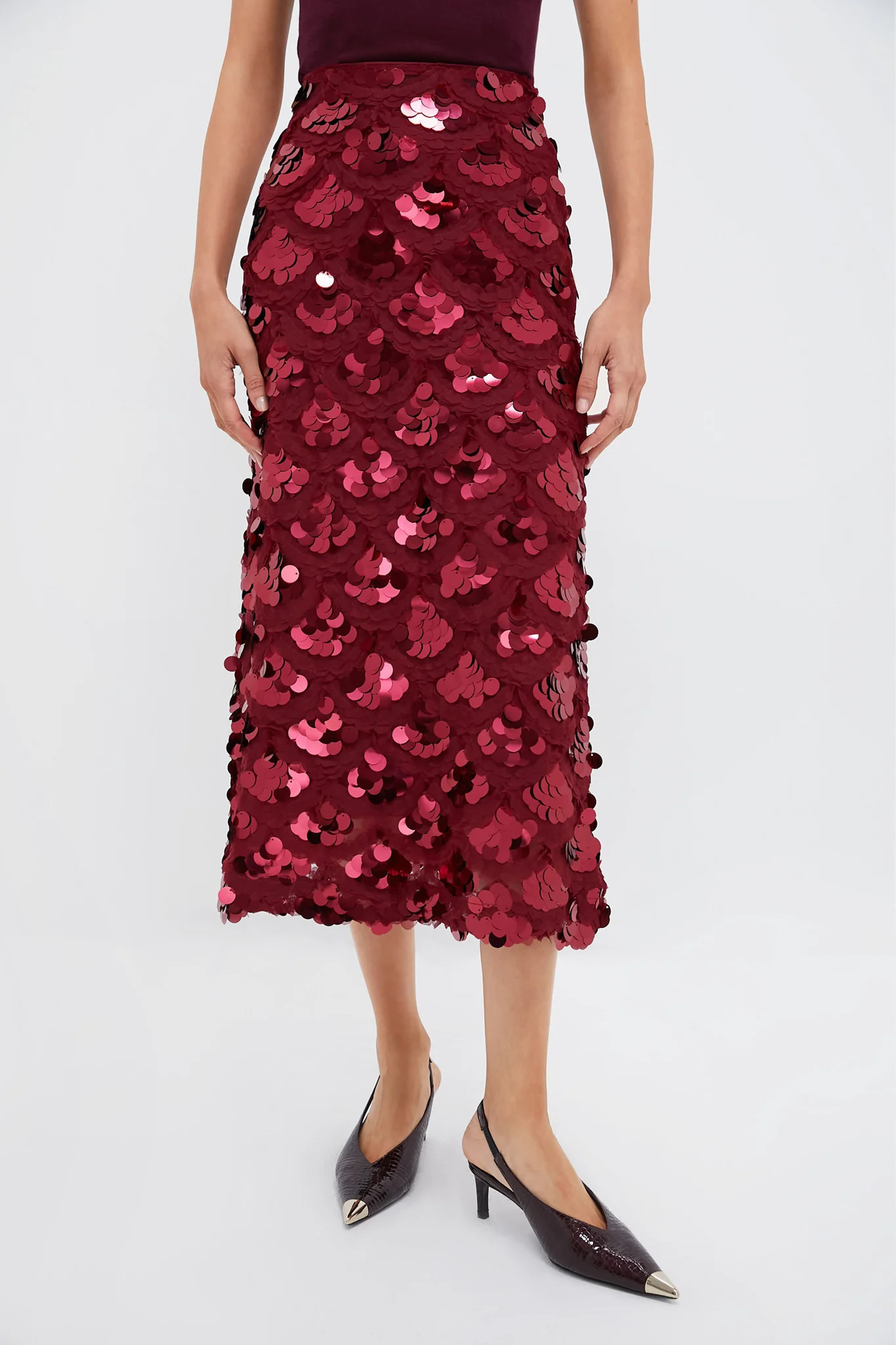 Ruby Paillette Mona Maxi Skirt | Tuckernuck (US)