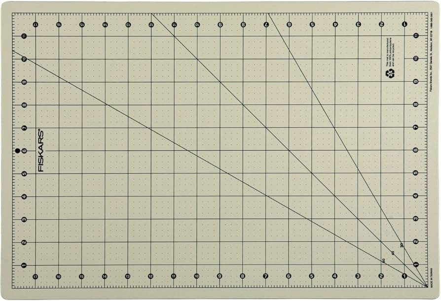 Fiskars Eco Cutting Mat (01-005899), Green, 12x18 Inch | Amazon (US)