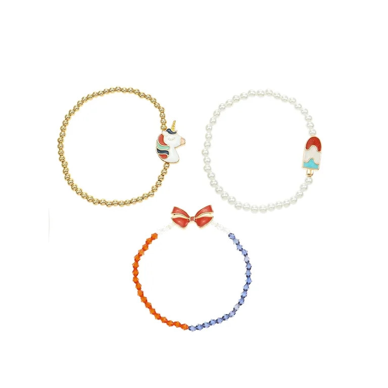 Way to Celebrate Americana Patriotic Charm Bracelet Set | Walmart (US)