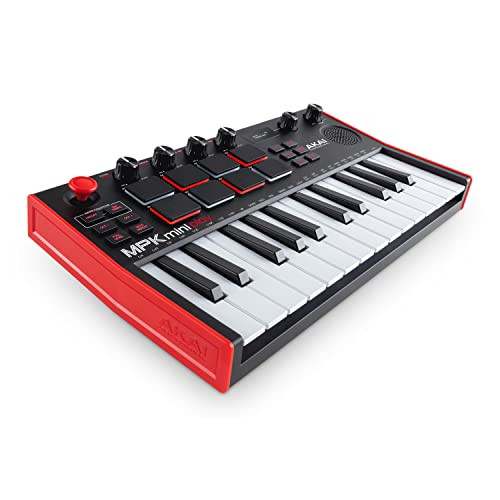 AKAI Professional MPK Mini Play MK3 MIDI Keyboard Controller with Built in Speaker and Sounds Plus D | Amazon (US)