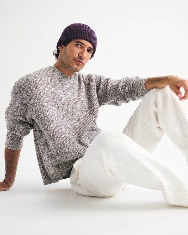 Men'sTopsSweatersCrew Sweaters | Abercrombie & Fitch (US)