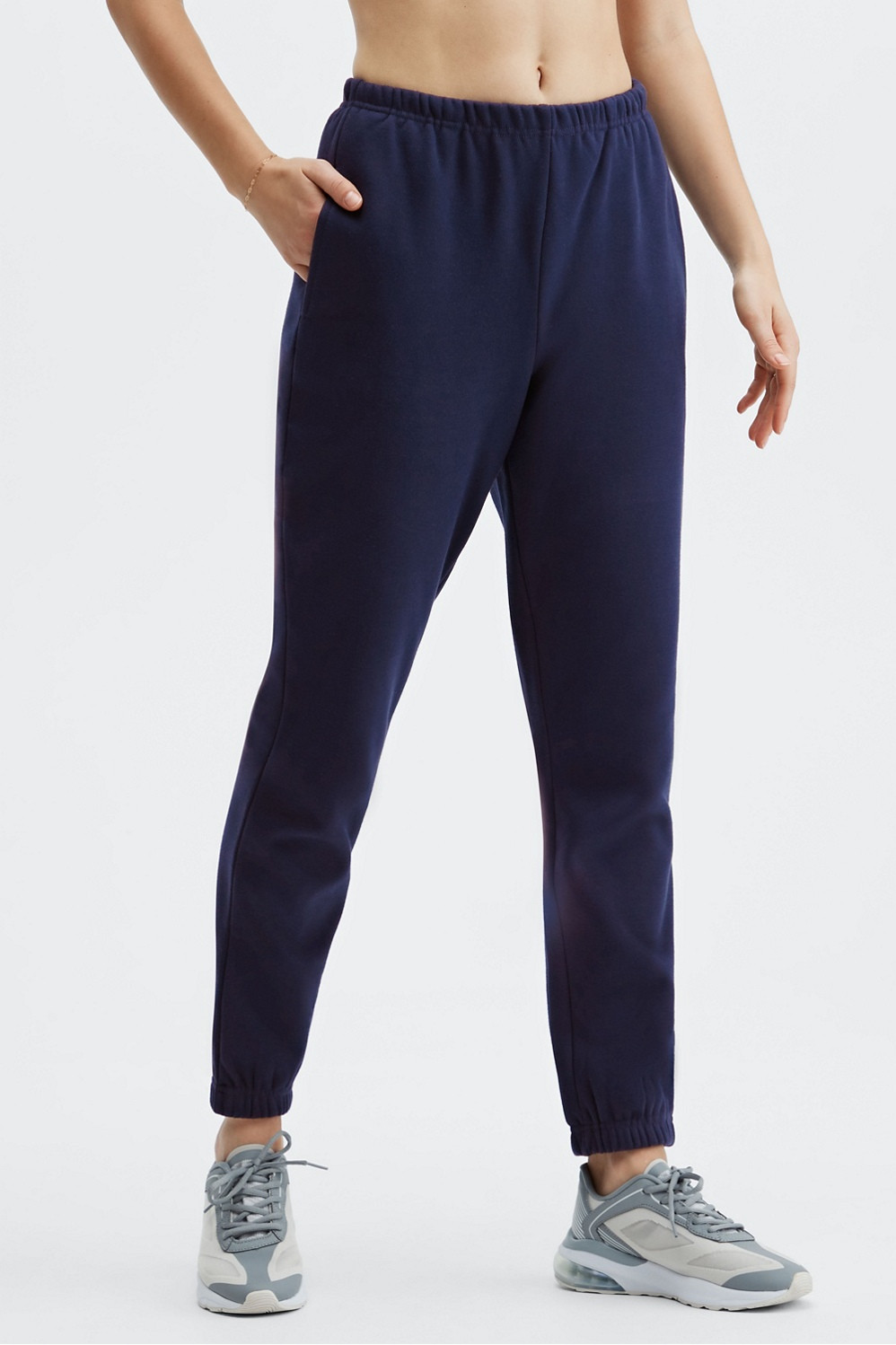 Go-To High-Waisted Slim Sweatpant | Fabletics - North America