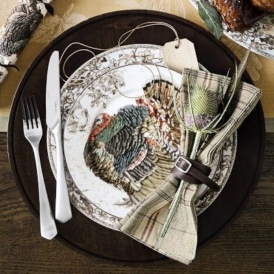 Plymouth Turkey Salad Plates | Williams-Sonoma