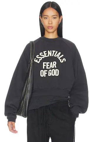 Campus 90's Cropped Raglan Crewneck
                    
                    Fear of God ESSENTIA... | Revolve Clothing (Global)