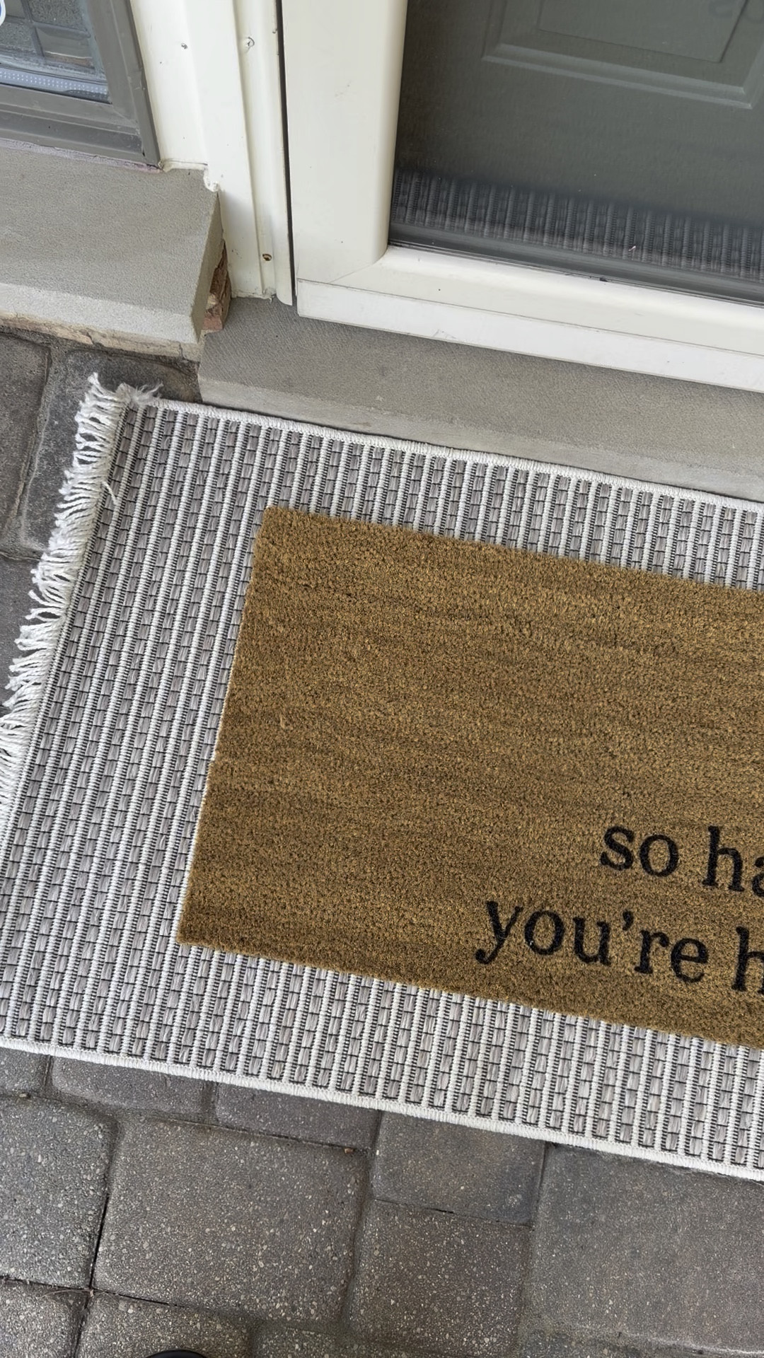 Updated my front entry a little bit! Our old door mat was several years old and was getting quite beaten up! Think this one is so cute and it’s so affordable !

#LTKHome #LTKSeasonal