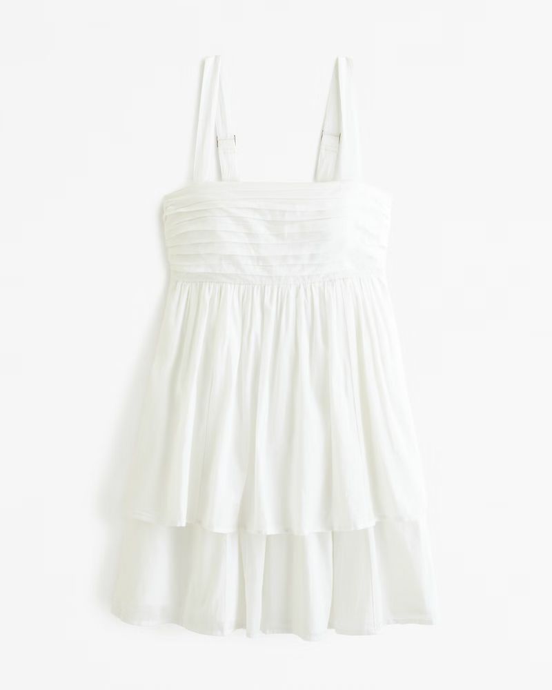 Women's Emerson Tiered Mini Dress | Women's Dresses & Jumpsuits | Abercrombie.com | Abercrombie & Fitch (US)