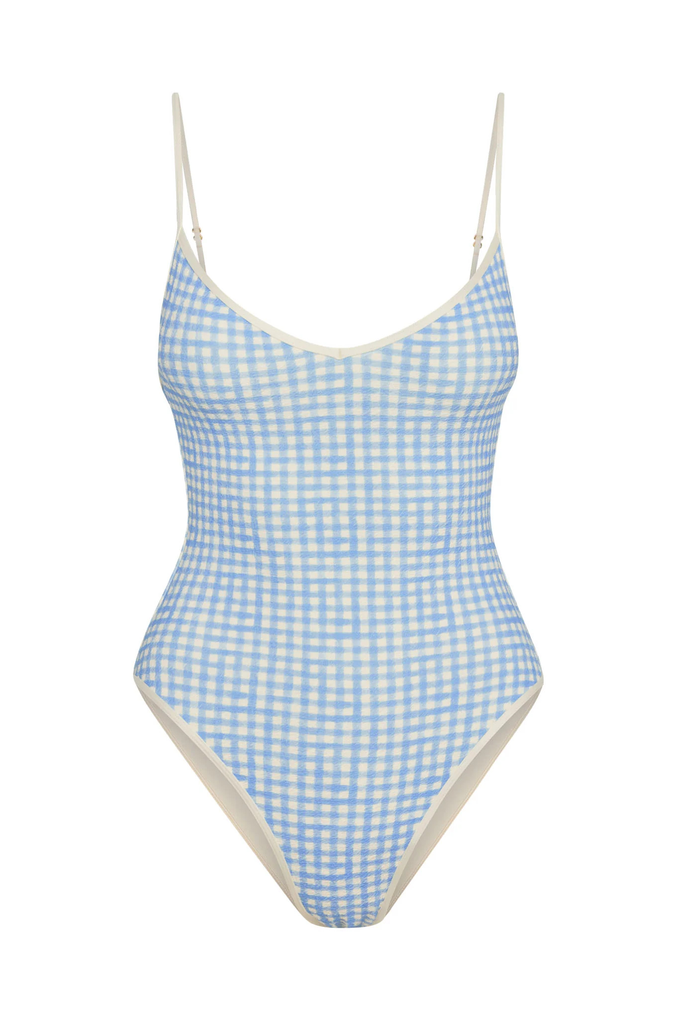 Ravello One Piece - Sky Gingham | Monday Swimwear