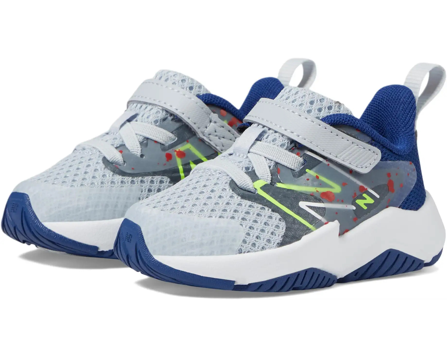 New Balance Kids Rave Run v2 Bungee Lace with Top Strap (Infant/Toddler) | Zappos