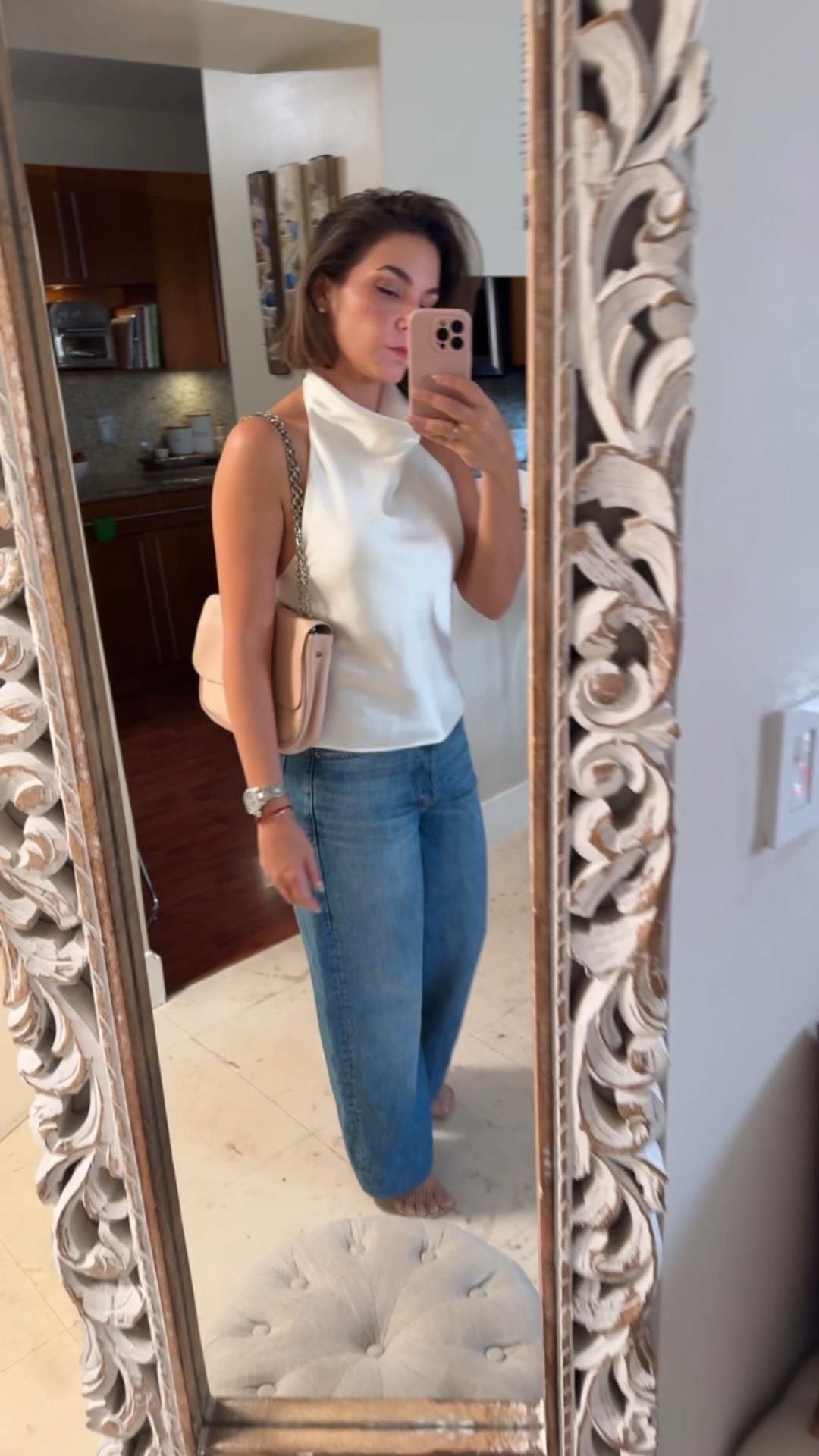 GRWM!!! Chic & classic look #jeans #whitetop #miamilook 

#LTKOver40 #LTKSaleAlert #LTKStyleTip