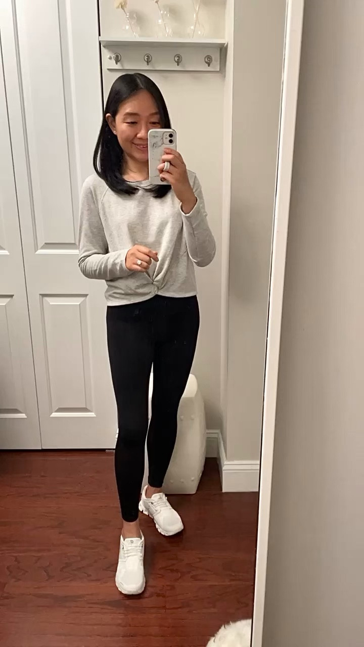 I love tops with a twist or knot detail. I took size S for a more relaxed fit but the neckline is looser so I wish I tried size XS for comparison.

#LTKfindsunder50 #LTKover40