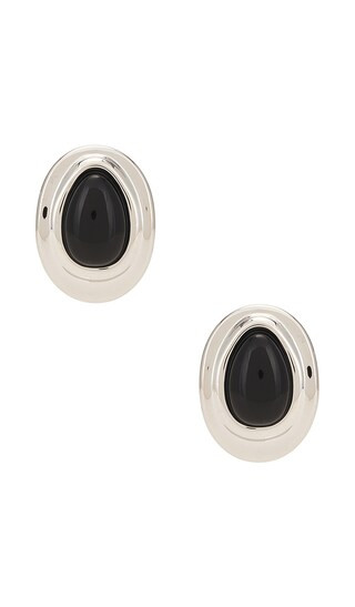 x Emma Rose Elizabeth Earrings in Silver | Revolve Clothing (Global)