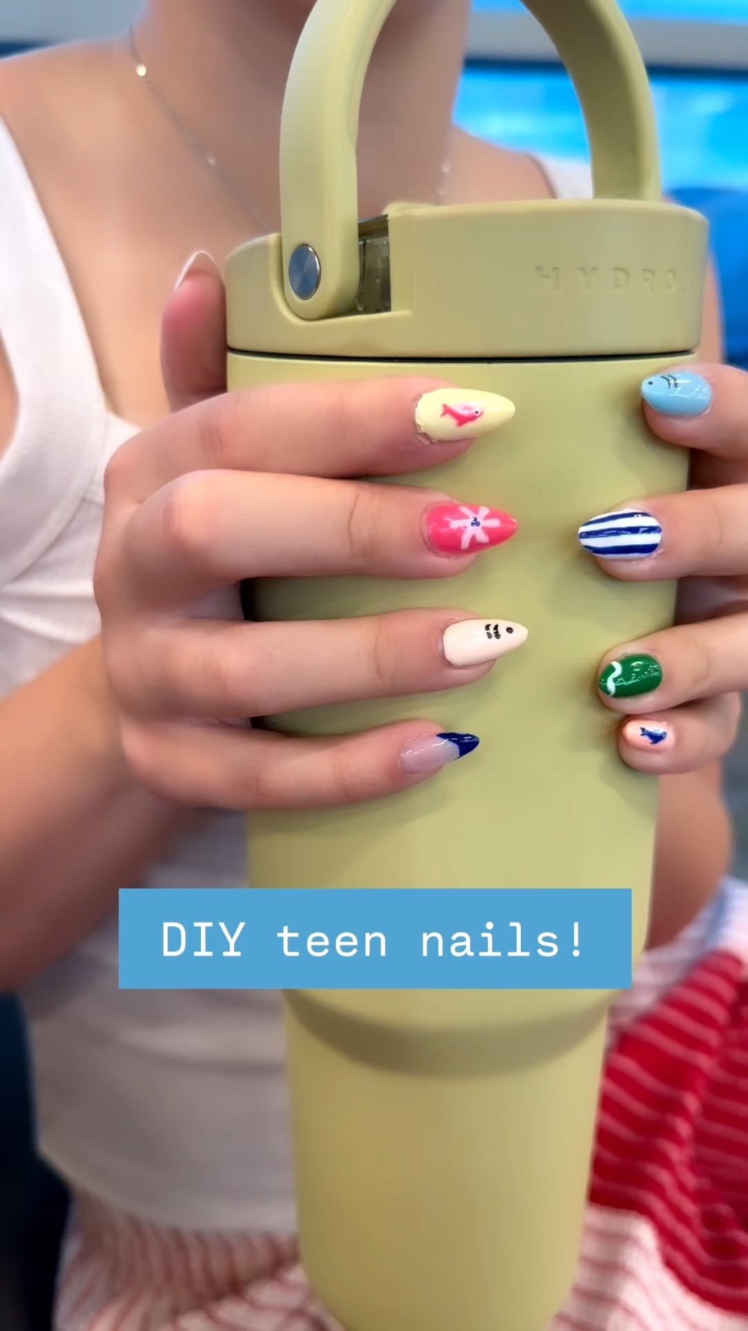 DIY teen nails! These press ons have come sooooo far! Just the tips, glue (cure them with a uv lamp) and paint! These last 7-10 days for my girls!

#LTKmomlife #LTKselfcare #LTKKids