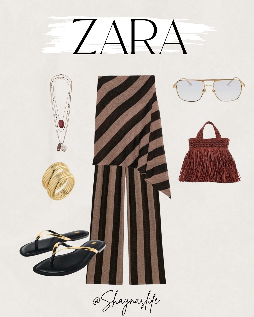 In my cart on Zara 
I’m ordering L in both 
This is one way I would style this set. 
#zara #set #matchingset

#LTKMidsize
