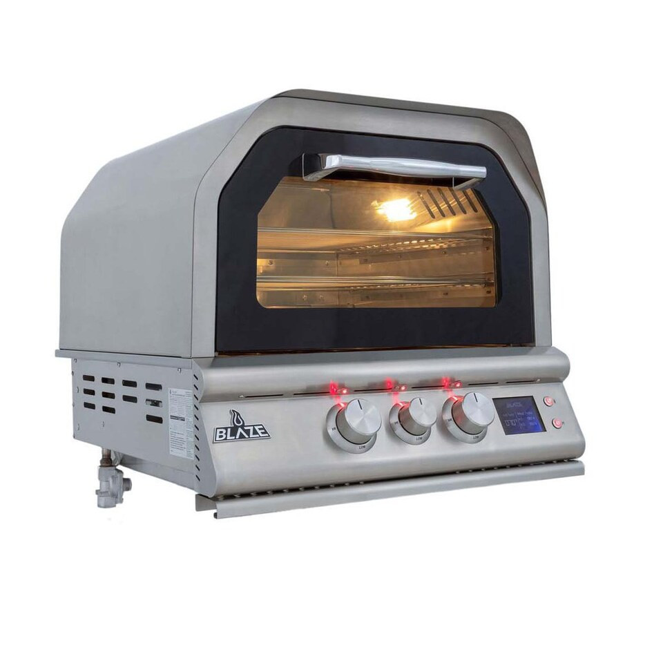 Blaze 26-in Built-In Natural Gas Outdoor Oven w/ Bluetooth Probes & Rotisserie - BLZ-LTE3OVN-NG :... | BBQ Guys