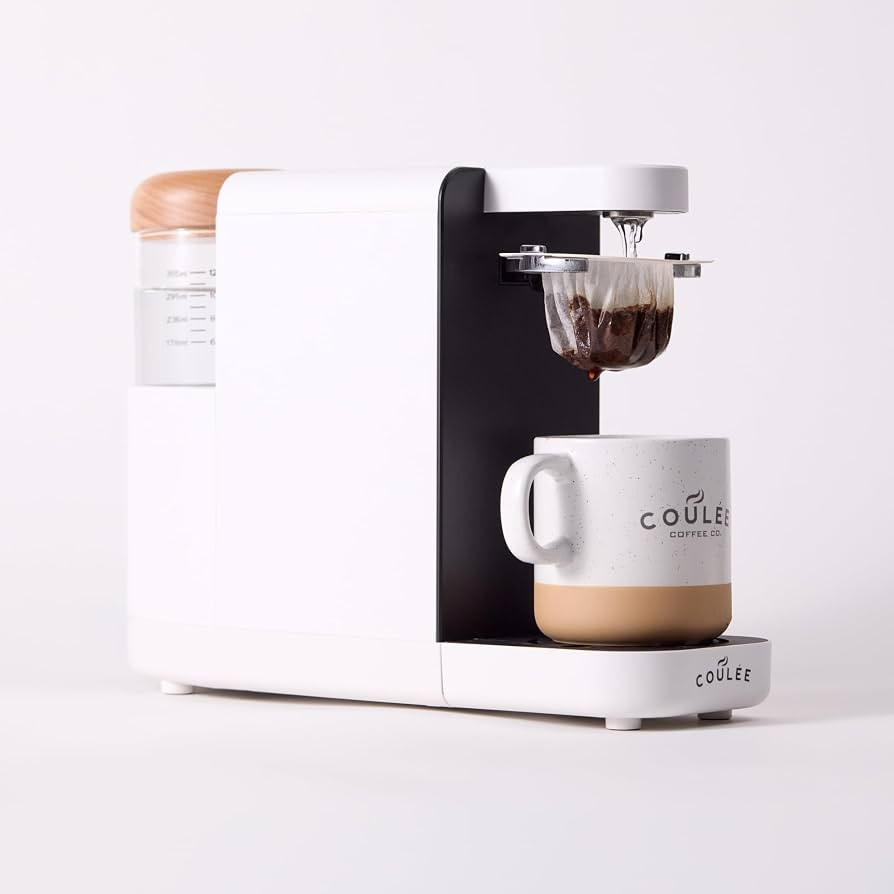 Swirl Mini Plastic Free Coffee Maker, Pour Over, Single Serve, White | Amazon (US)