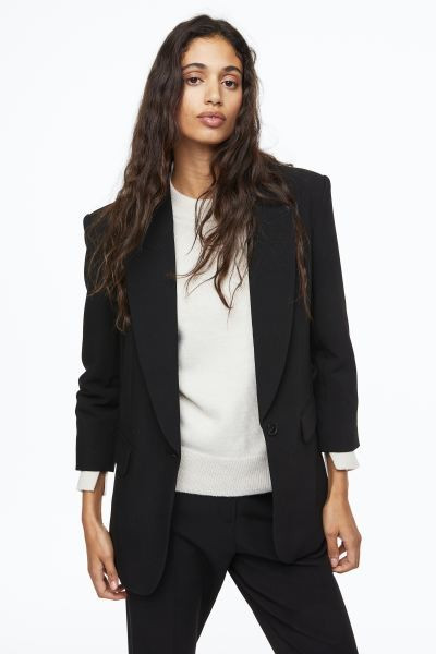 Single-breasted blazer | H&M (UK, MY, IN, SG, PH, TW, HK)