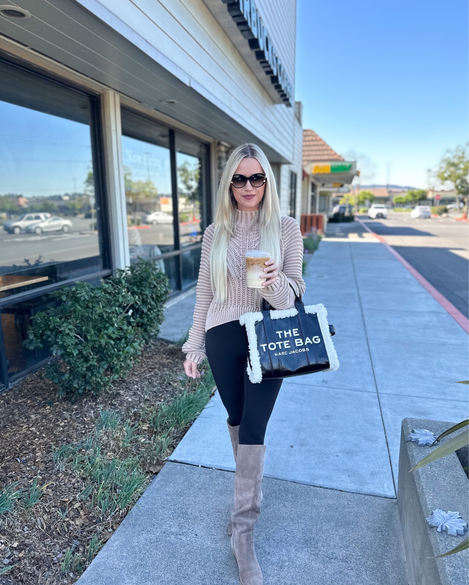 Celebrating fall in an oversized sweater and tall boots- the quintessential fall fit 🍂🍁

Fall | Oversized Sweater | Neutrals | Neutral Style | Leather Tote | Shearling Bag | Sherpa Bag | Suede Boots

#LTKSeasonal #LTKstyletip