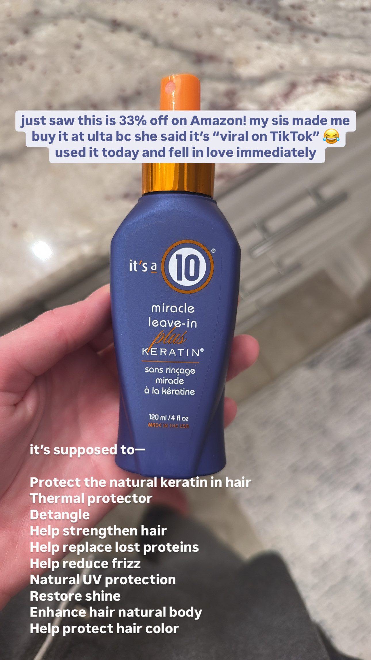 Viral hair product I am loving!  

 #LTKSaleAlert #LTKFindsUnder50 #LTKBeauty