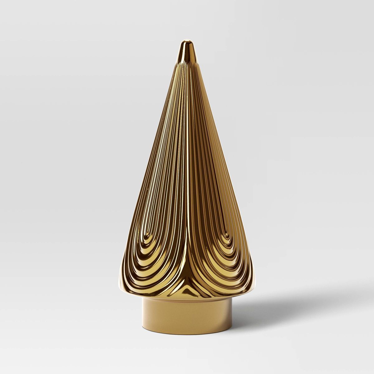Short Cone Glass Christmas Tree Gold - Threshold™ | Target