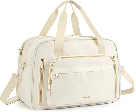 BAGSMART Duffle Bag for Travel, Weekender Bags for Women with Wet Pocket, Carry on Bag Underseat ... | Amazon (US)