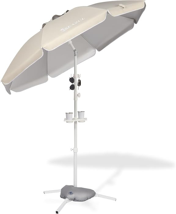Seazul 6.5ft Sun Shade Umbrella, Portable Umbrella with Stand for Sports | Amazon (US)