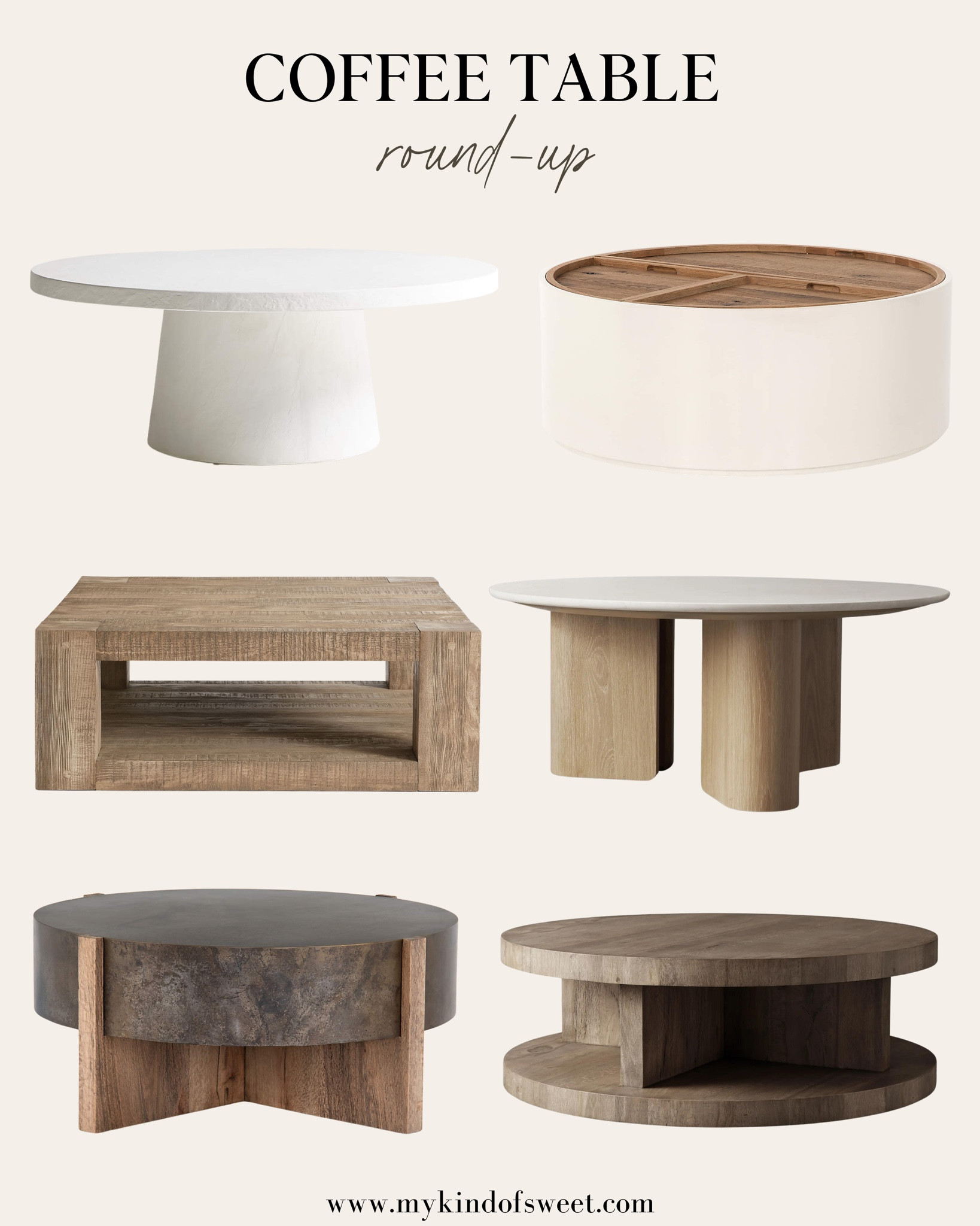 This assortment of coffee tables are perfect for refreshing your living areas. I love the darker round table from Arhaus. 

#LTKStyleTip #LTKHome