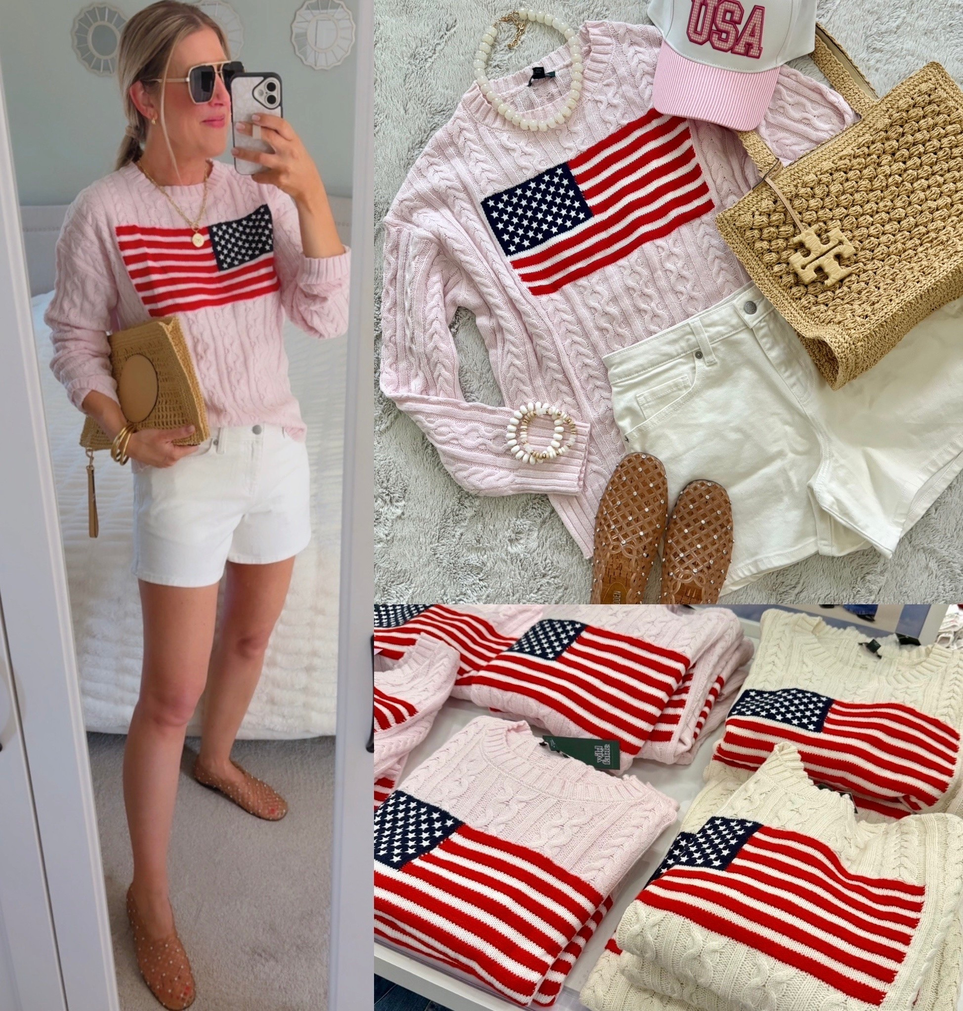 MDW weekend look 🇺🇸💕
Sweater (tts, s)
Shorts (tts)

#LTKootd #LTKmomlife #LTKOver40