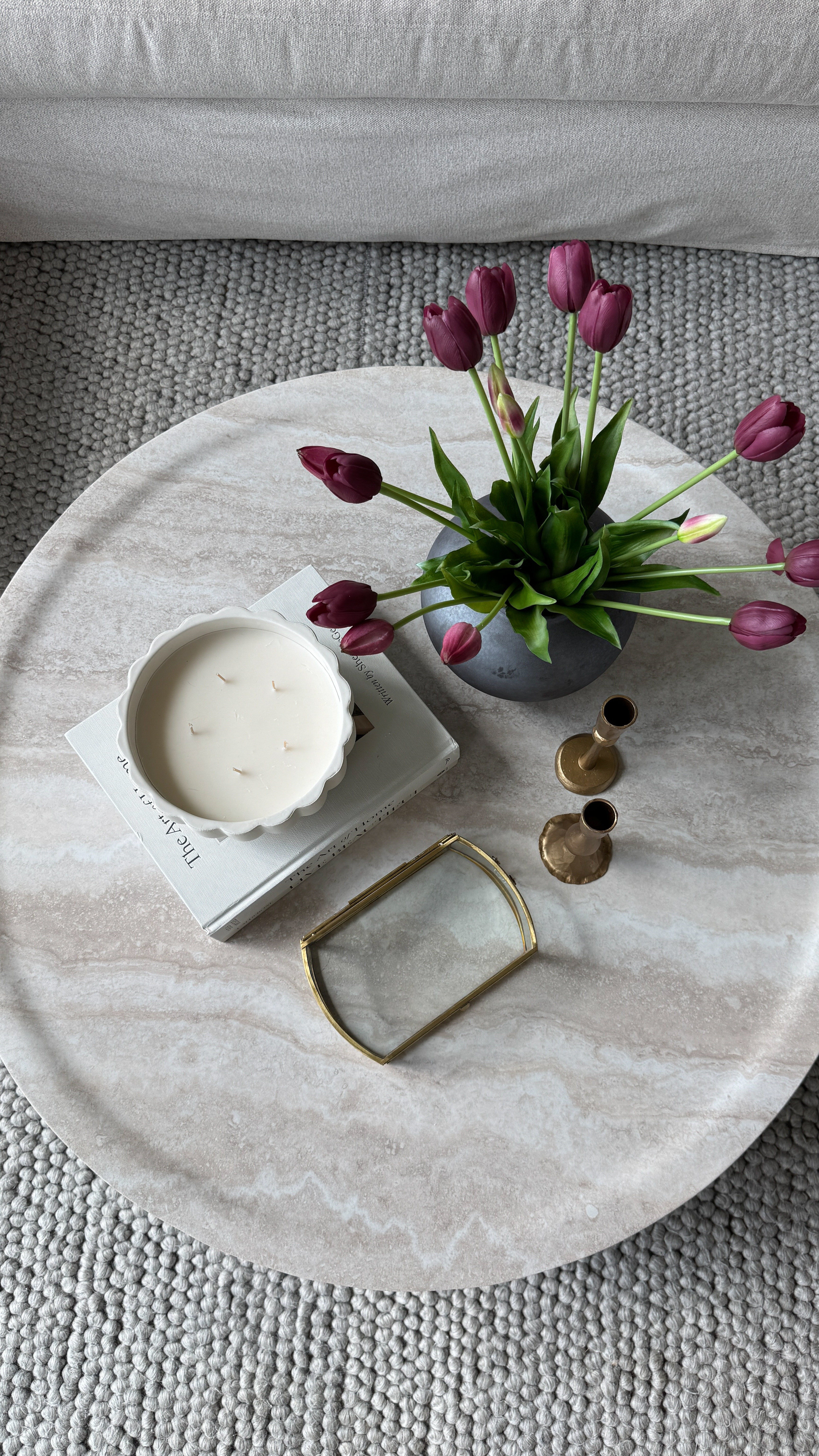 This round travertine-look coffee table is one of my favorite Amazon finds for the living room. It’s heavy, beautiful, and makes such a statement — all without the designer price tag.

Follow my shop @rushtonhome on the @shop.LTK app to shop this post and get my exclusive app-only content! Don’t forget to turn on post notifications using the 🔔 to get first dibs! Follow @rushtonhome on Instagram and Pinterest for more home decor inspiration and affordable home finds! Are you looking for anything home related? You’re in the right place! At Rushton Home, I do: home decor, living room, bedroom, affordable, walmart, target, wayfair, new arrivals, winter decor, spring decor, fall decor, fall finds, summer decor, home decor refresh, studio mcgee x target, hearth and hand, magnolia, holiday decor, seasonal decor, dining room decor, bedroom decor, living room decor, affordable home decor, furniture, weekend deals, sale, on sale, pottery barn, kirklands, west elm, bench, foyer table, faux florals, rugs, couches, sofa, sectional, dresser, nightstand, night stand, end tables, lamps, art, wall art, etsy, pillows, blanket, interior design, interior styling, bedding, side tables, bed frame, tray, side table, throw pillows, look for less, designer dupe, budget decor, bar stools, counter stools, vase, ceramic pottery, budget, budget friendly, coffee table, dining chairs, cane, rattan, wood, white wash, rustic, arch, brass hardware, gold hardware, vintage, antique, european inspired, french country, back in stock, amazon home, amazon decor, amazon coffee table

#LTKHome #LTKSaleAlert