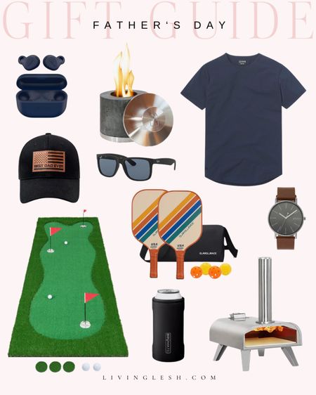 Father’s Day gift guide | Gifts for men | Gifts for dad | Sunglasses | Putting green | Tabletop fire pit | Pickle ball set | Brumate | Baseball hat | Pizza grilll

#LTKGiftGuide #LTKMens #LTKActive