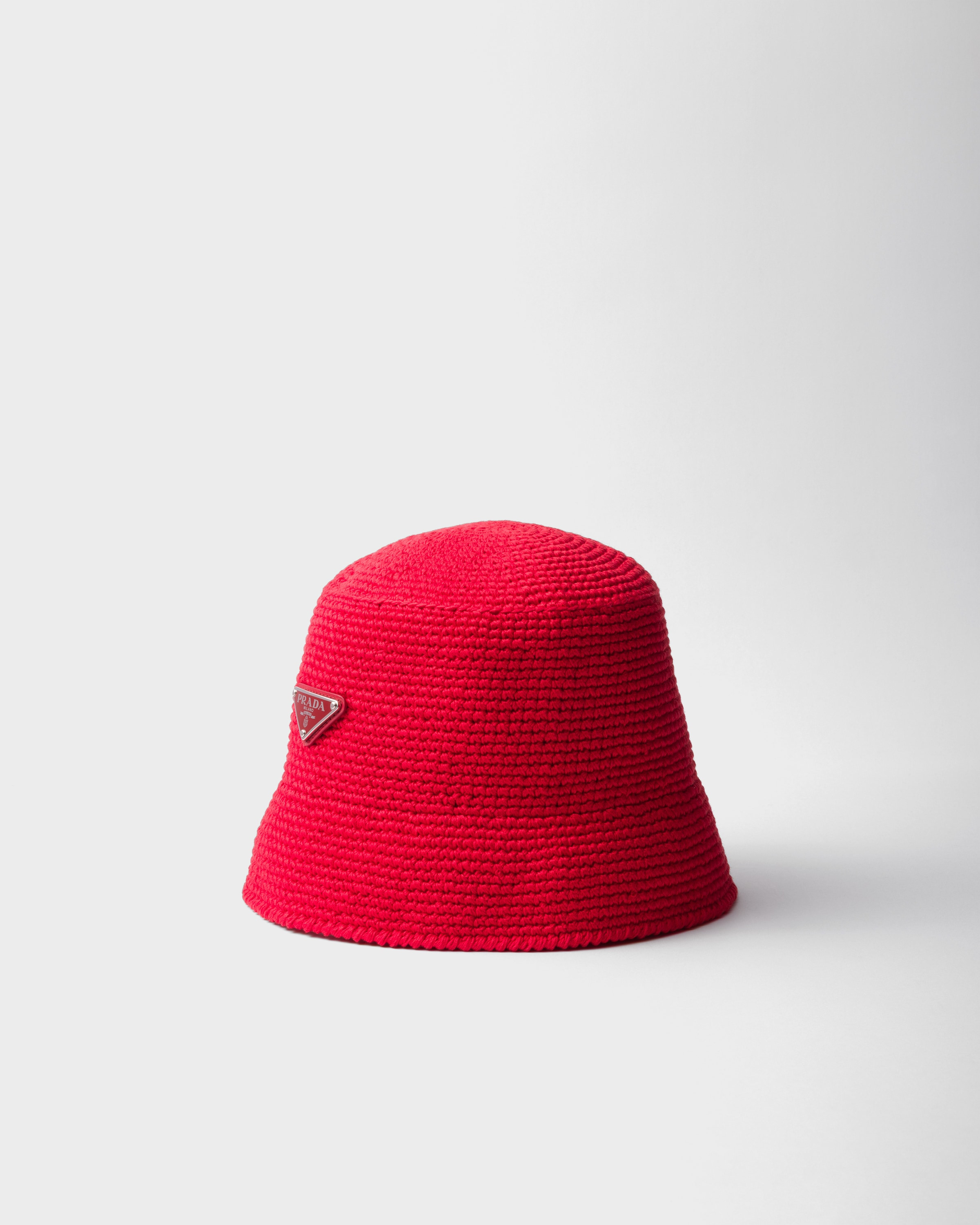 Crochet bucket hat | Prada US