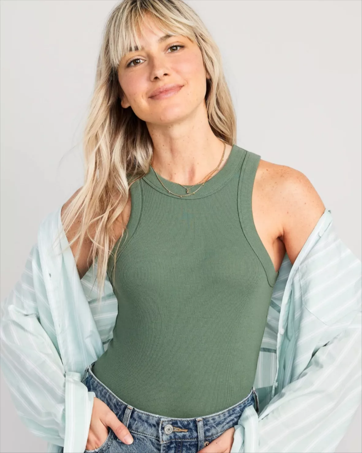 Rib-Knit Tank Top for Women curated on LTK