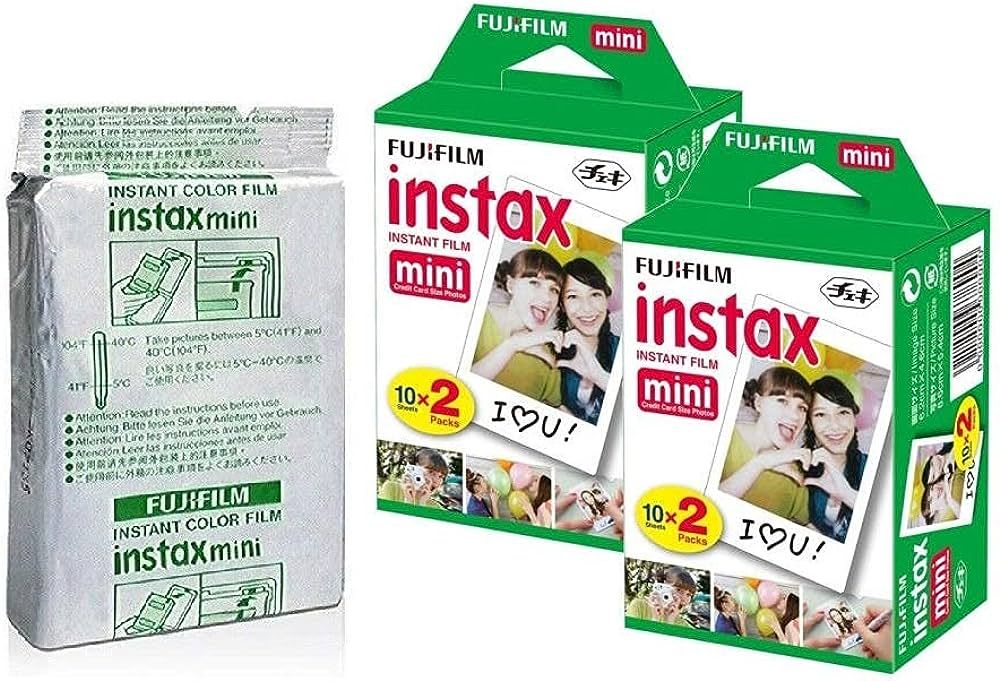 Fujifilm Instax Mini Instant Film, 10 Sheets×5 Pack(Total 50 Shoots) [Bulk Packaging] | Amazon (US)